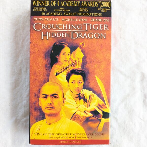 3/$15 Crouching Tiger Hidden Dragon (2000) VHS English dubbed - Picture 2 of 8